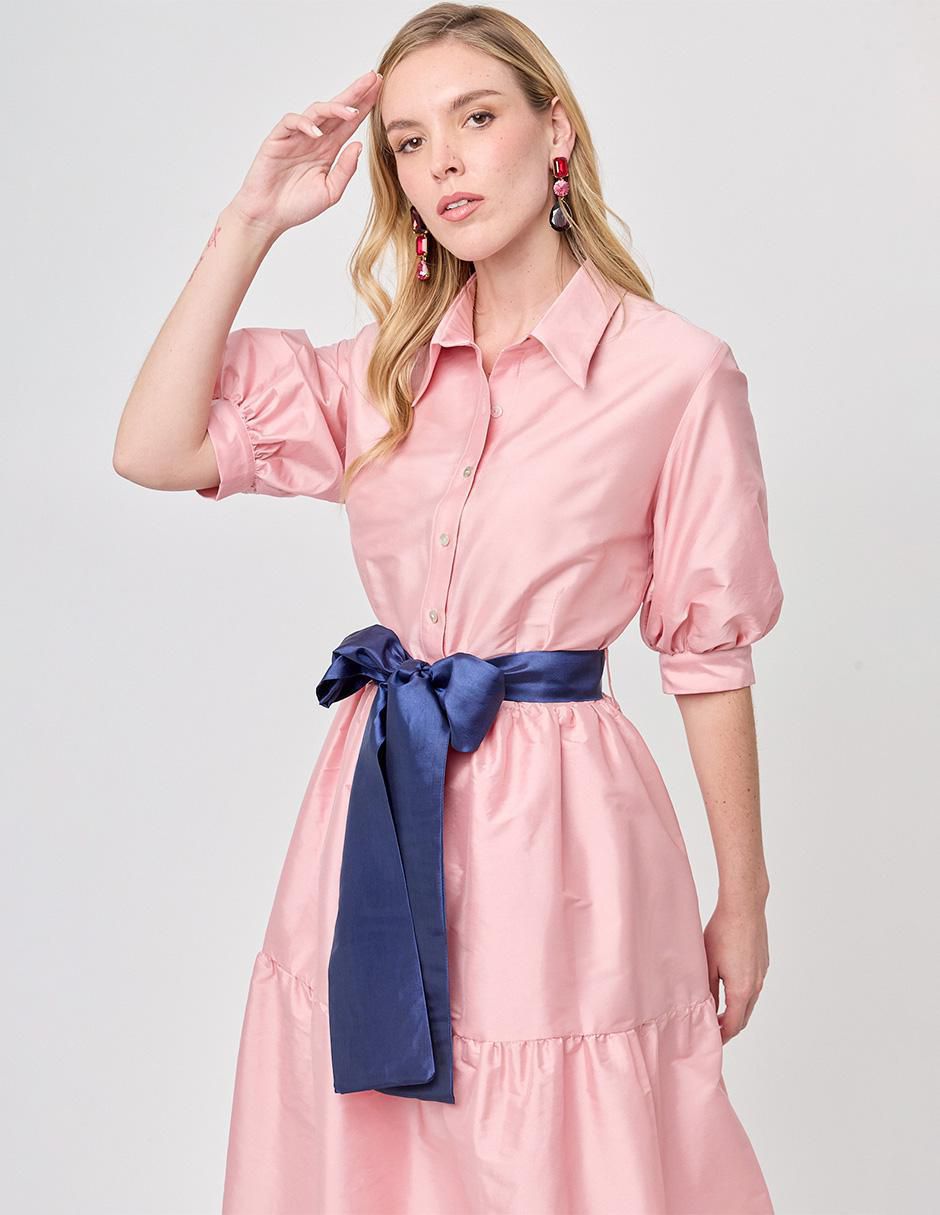 Vestido midi formal paixao para mujer