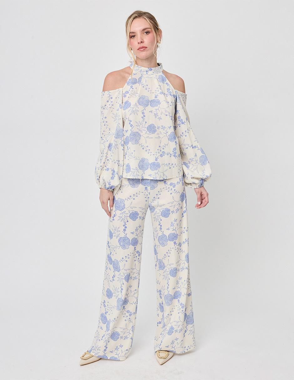Blusa Linea Pura manga larga para mujer