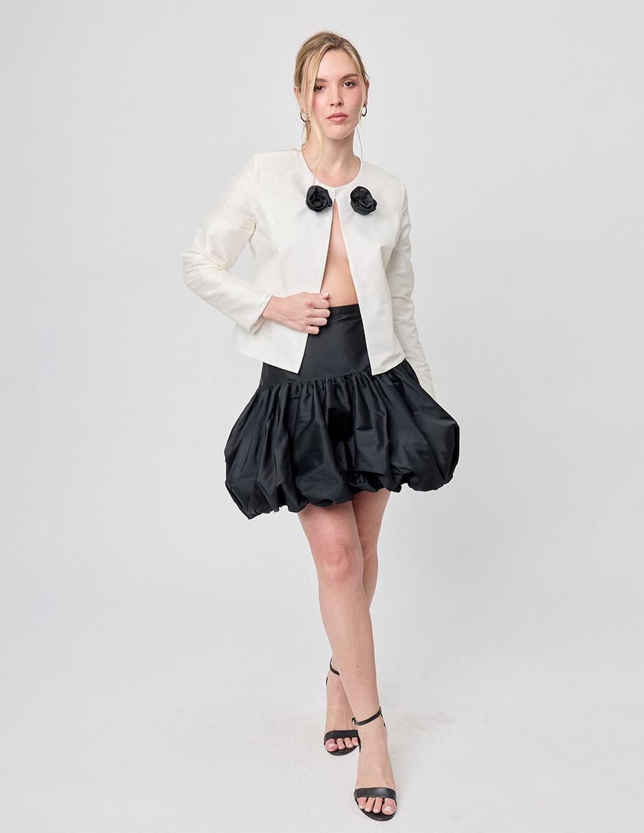 Falda mini cintura alta 9