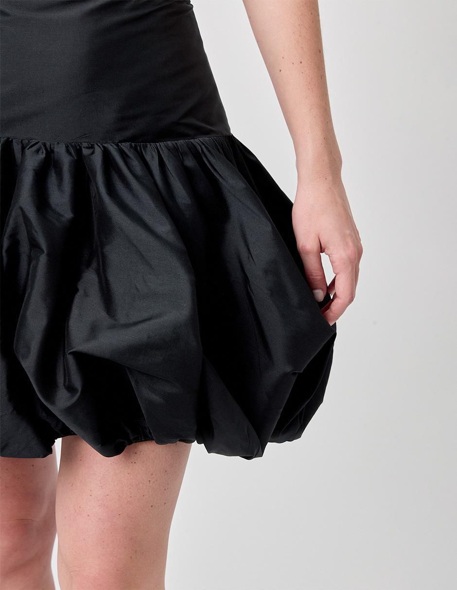 Falda mini cintura alta
