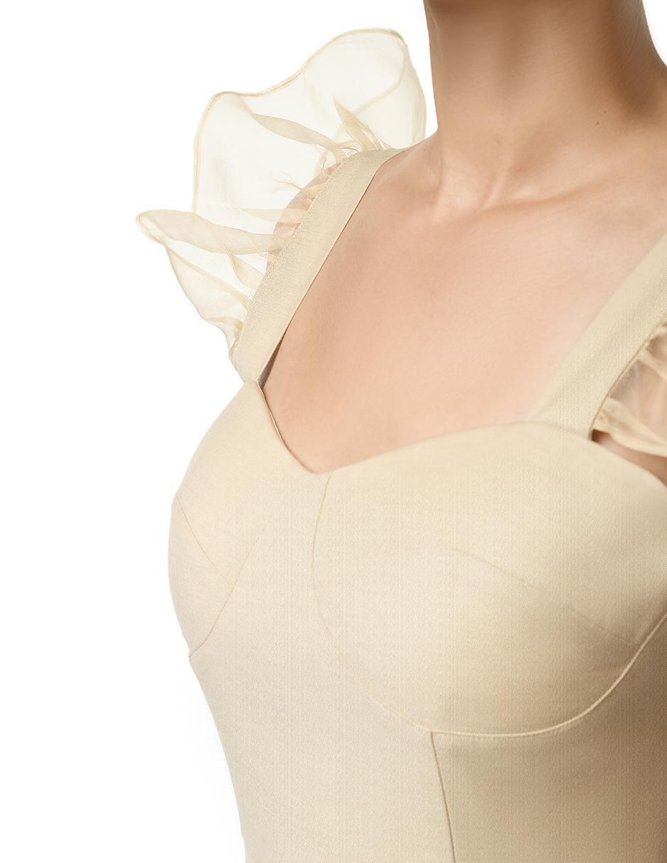 Vestido a la rodilla casual para mujer
