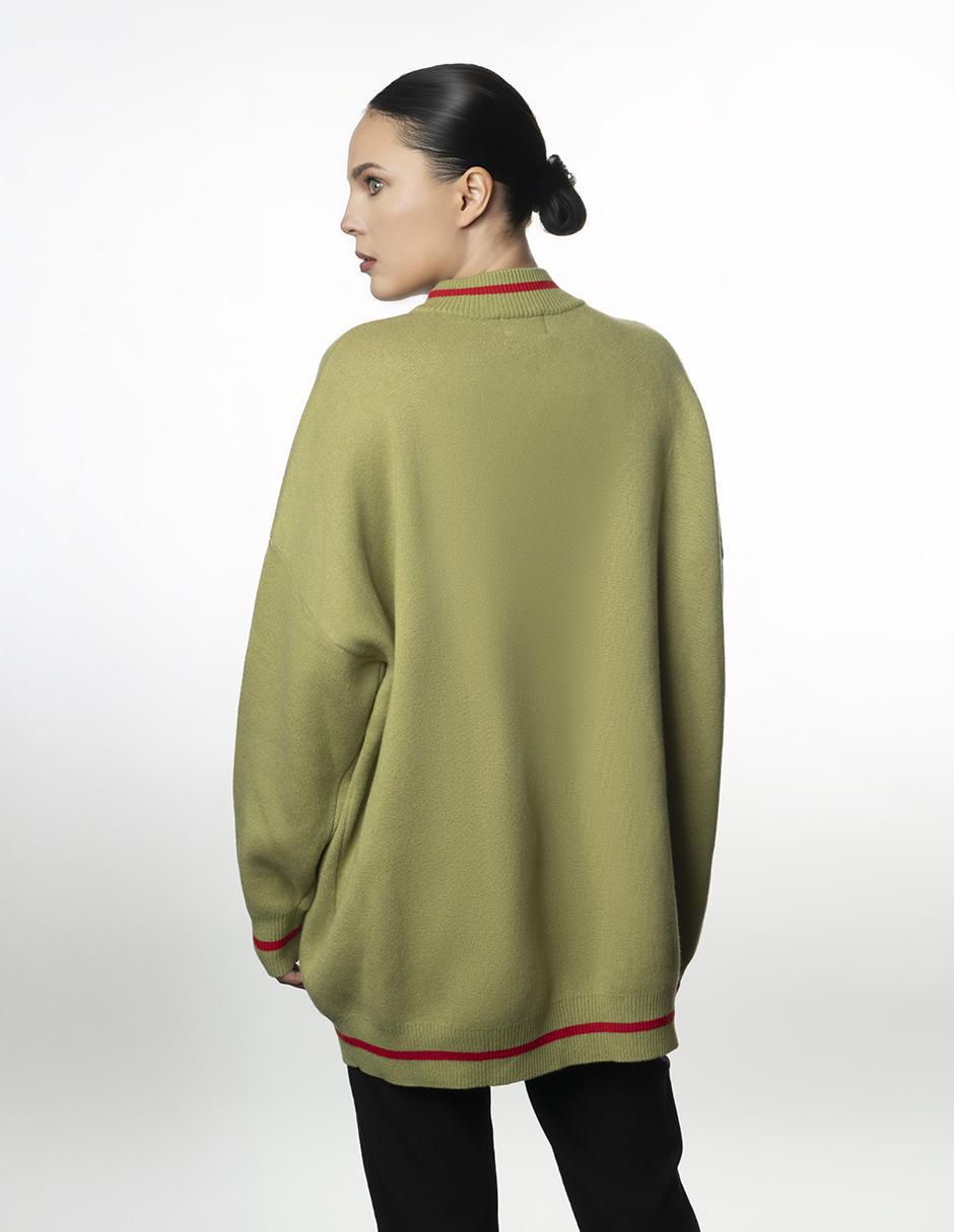 Suéter cuello redondo para mujer
