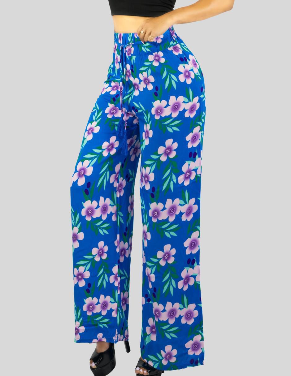 Pantalón relaxed wide leg para mujer