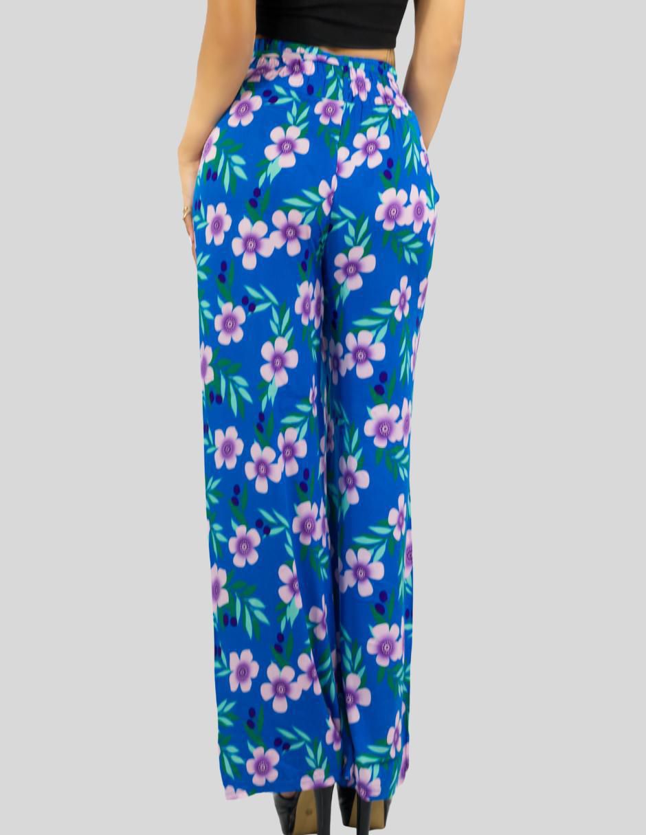 Pantalón relaxed wide leg para mujer