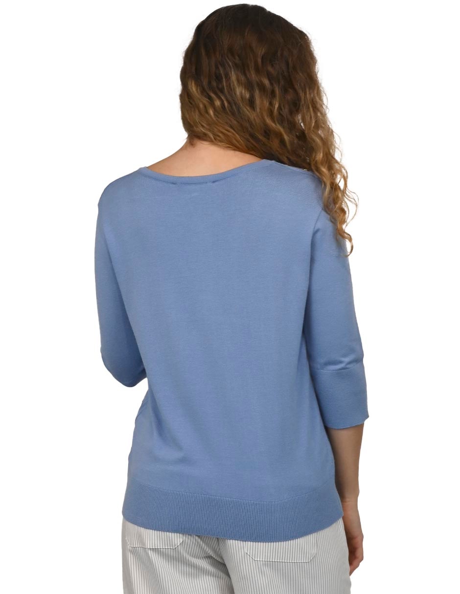 Suéter cuello redondo para mujer