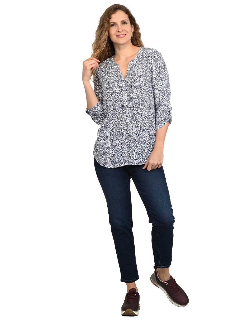 Blusa manga 3/4 para mujer 5