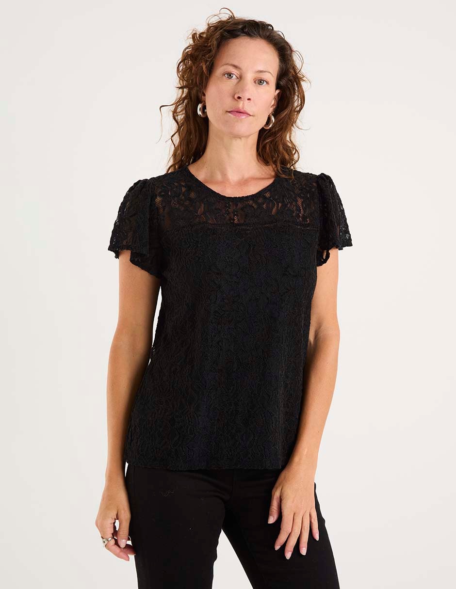 Blusa manga corta para mujer 1