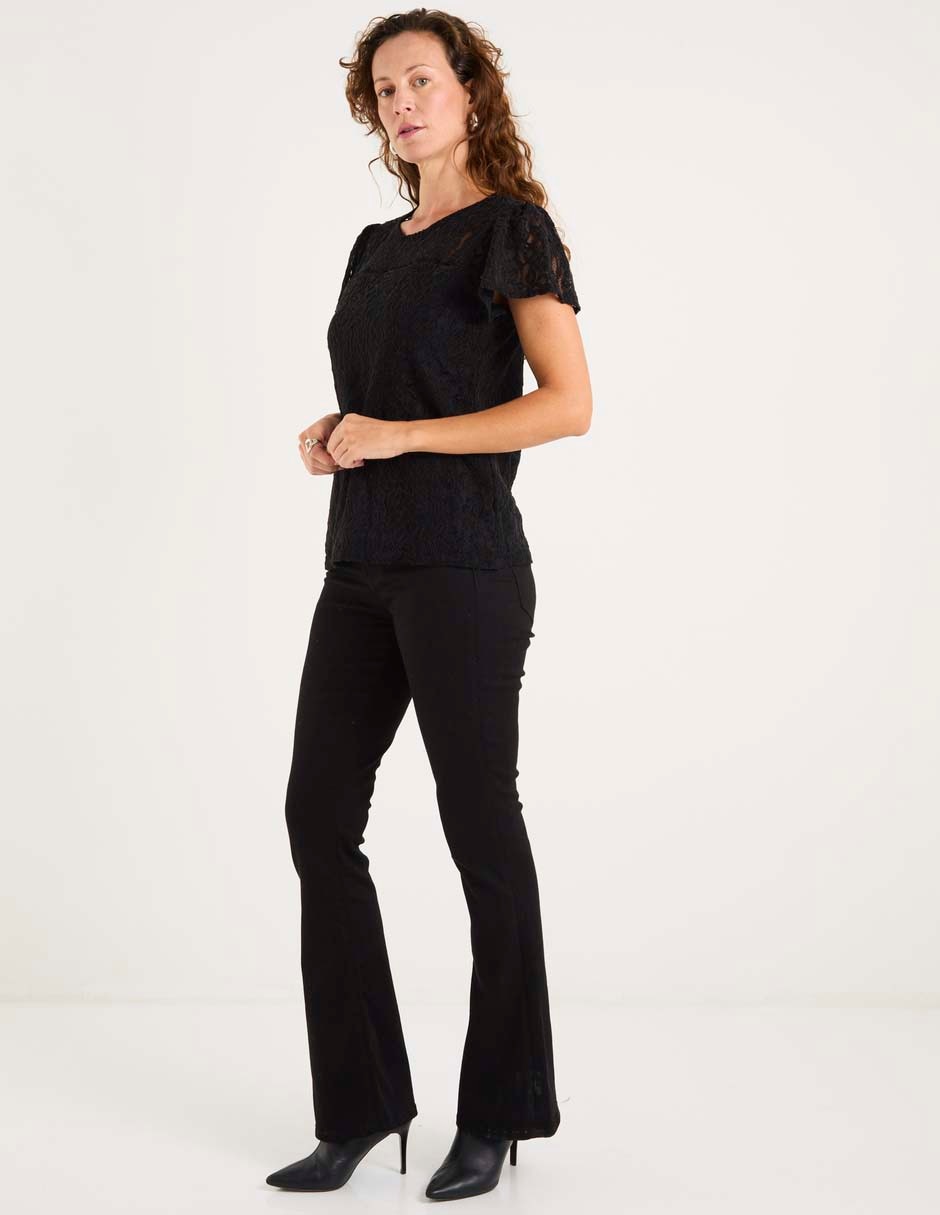 Blusa manga corta para mujer 6