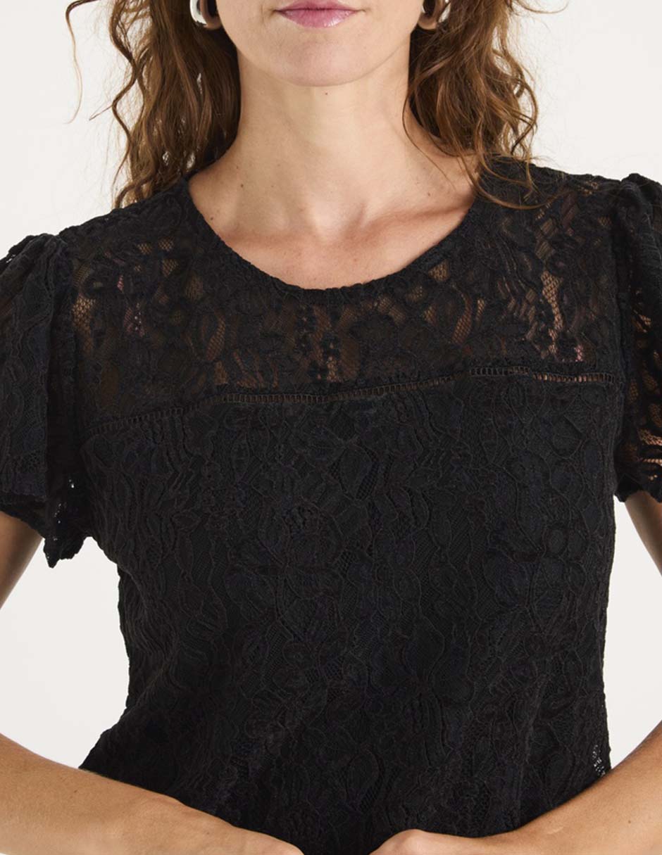 Blusa manga corta para mujer 7