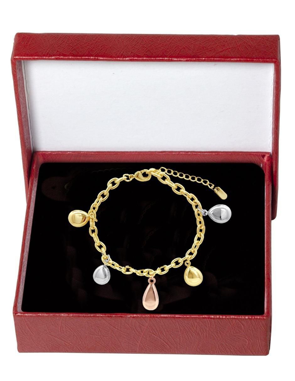 Pulsera con acabado chapa de oro 2