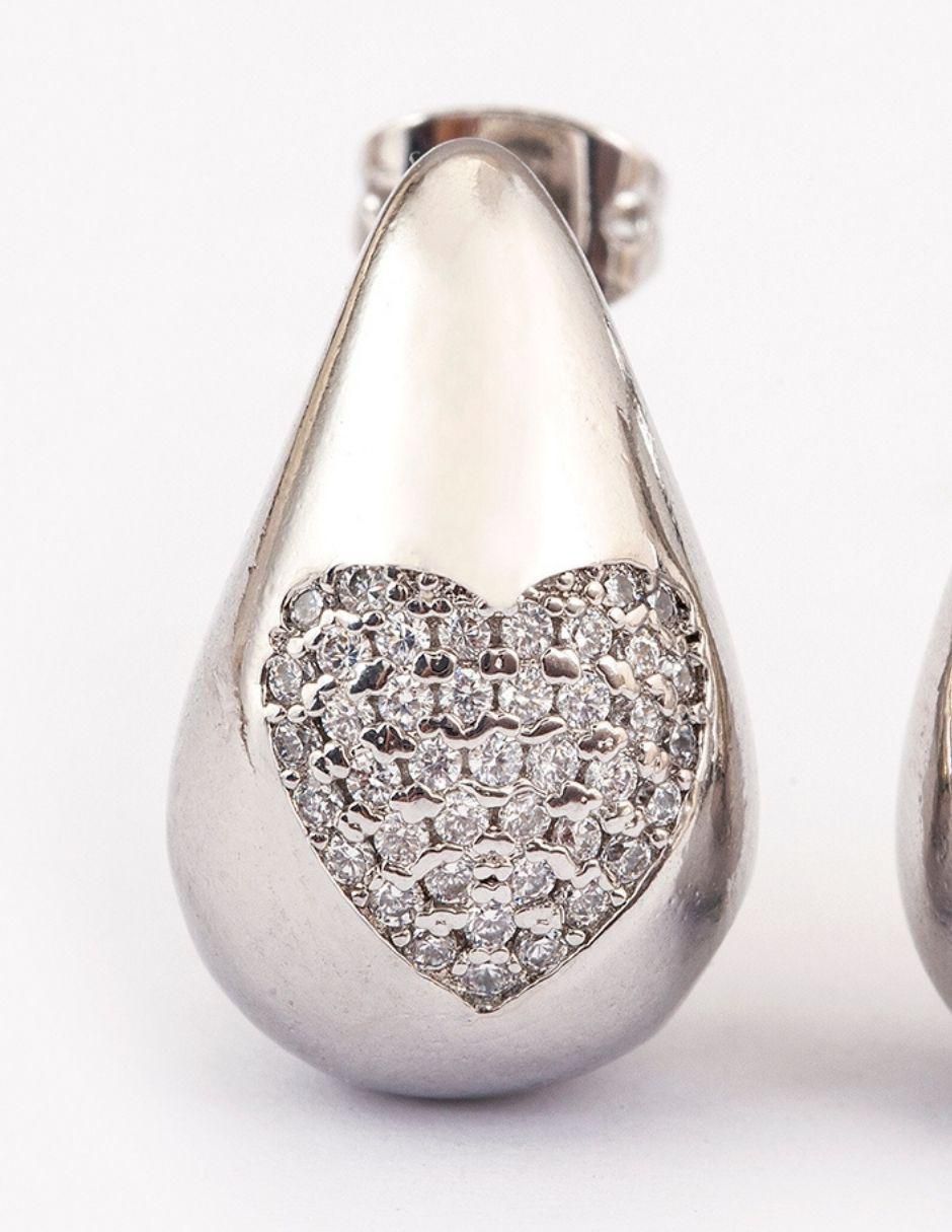 Broqueles de gota con acabado brillante 2