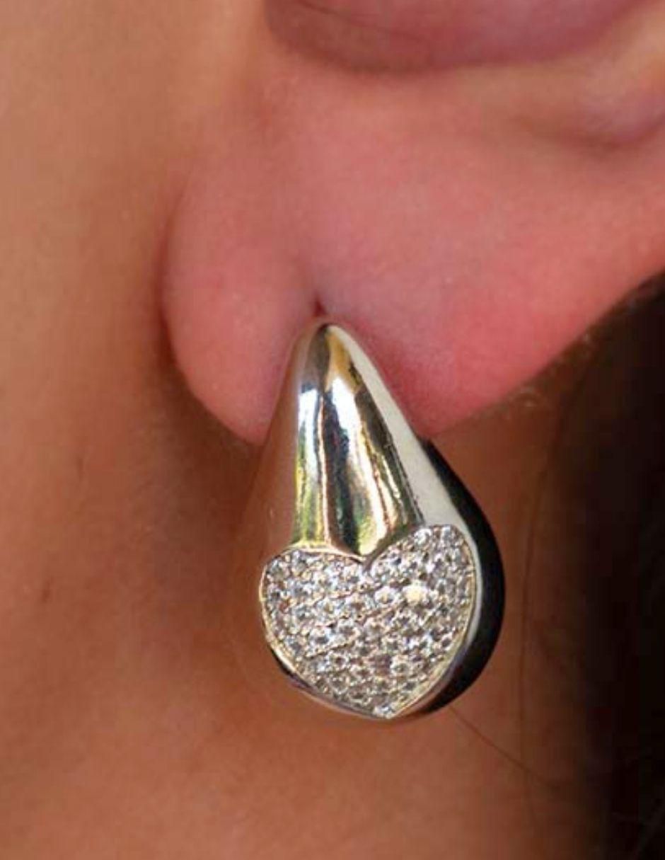 Broqueles de gota con acabado brillante 4