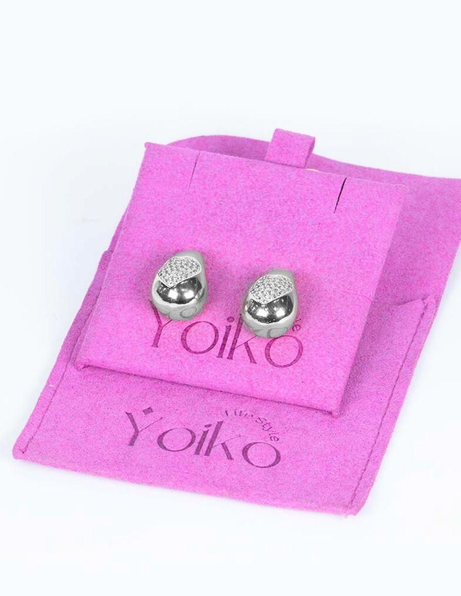 Broqueles de gota con acabado brillante 5