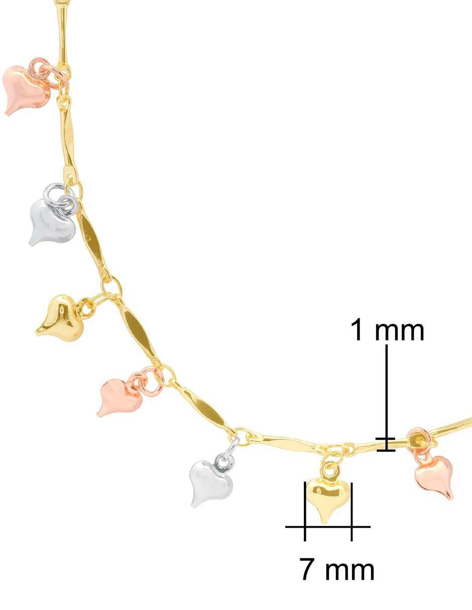 Collar de corazón 18 K 5
