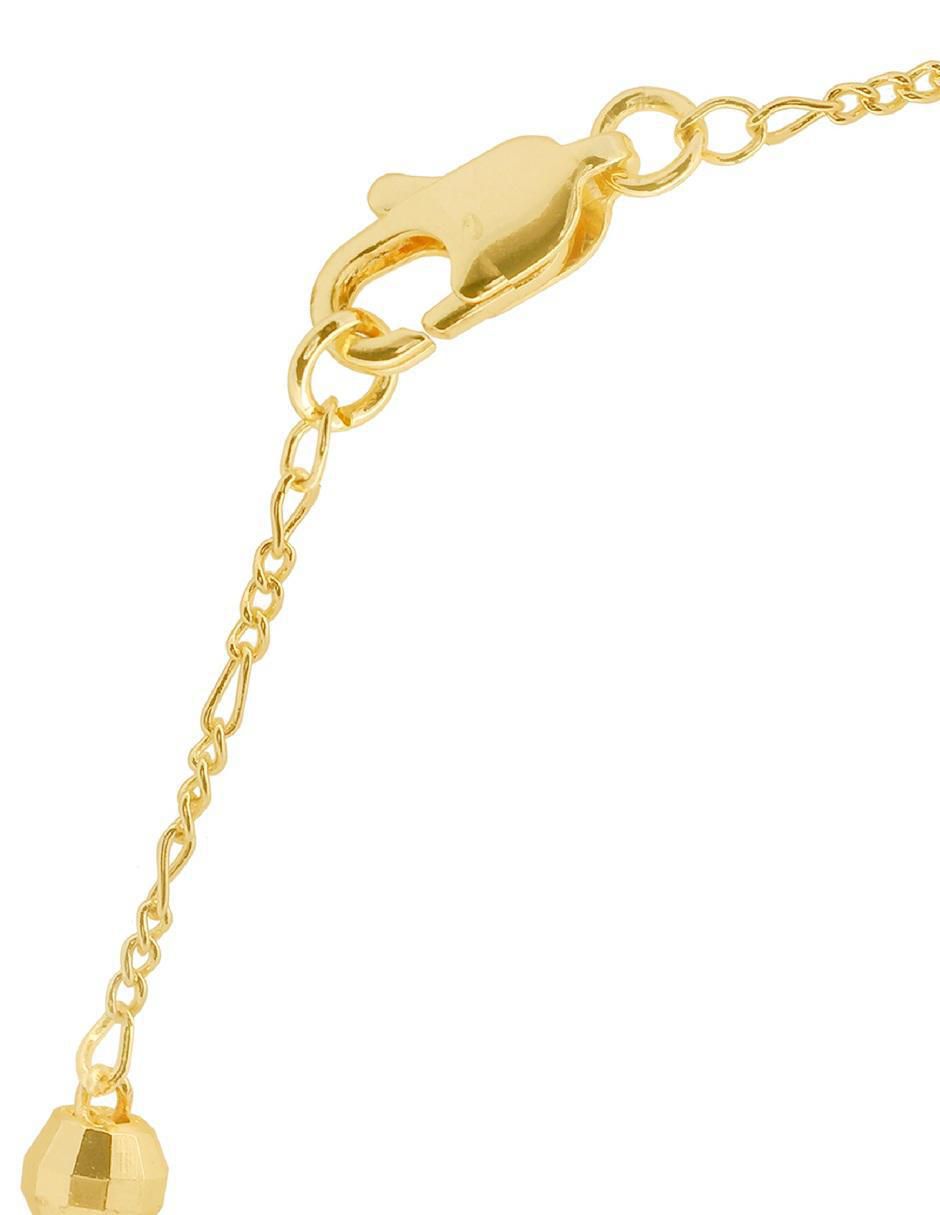 Collar Virgen de Guadalupe de cruz 18 K