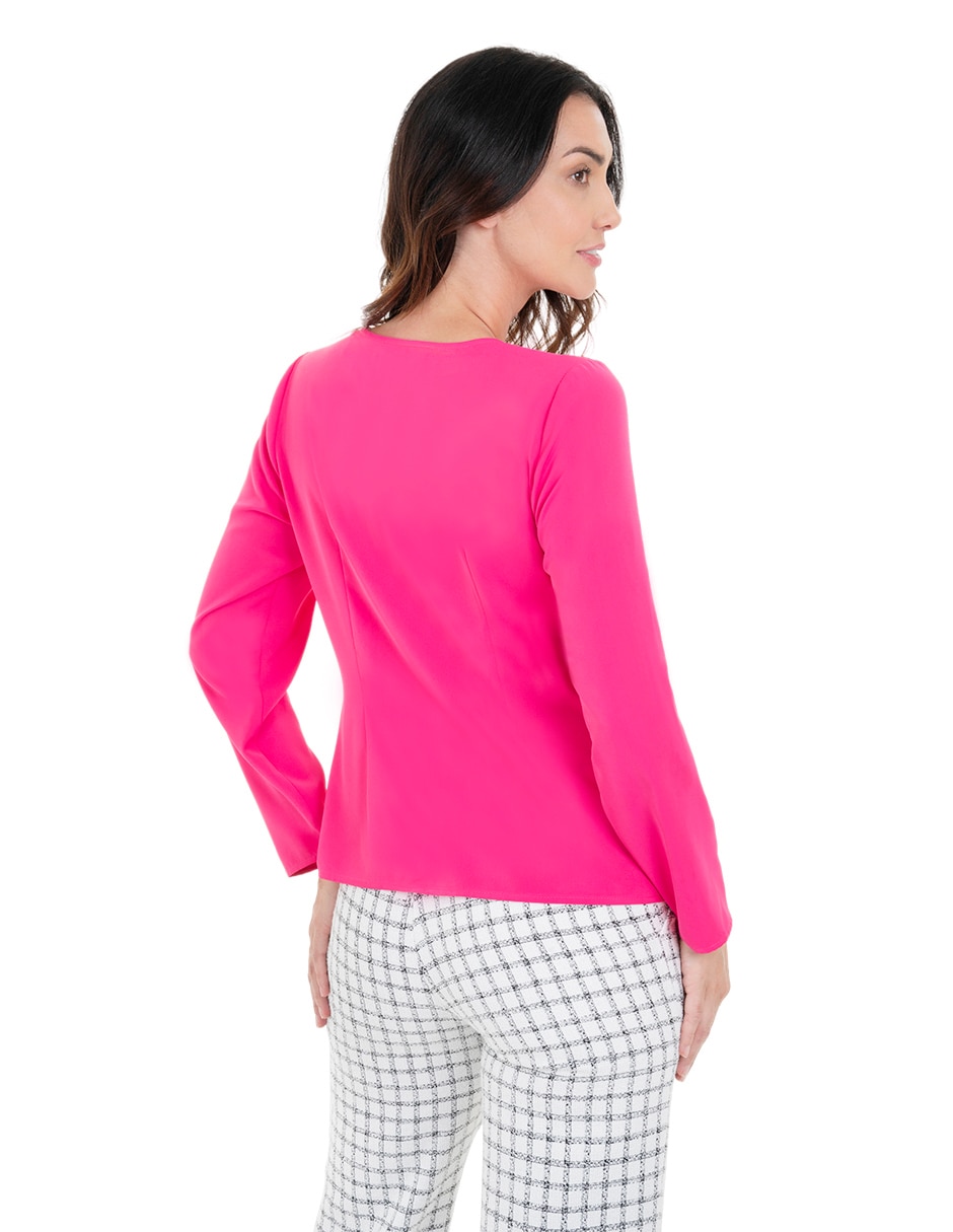 Blusa Atelier Petite manga larga para mujer