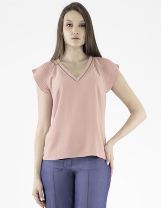 Blusa Trinity manga corta para mujer