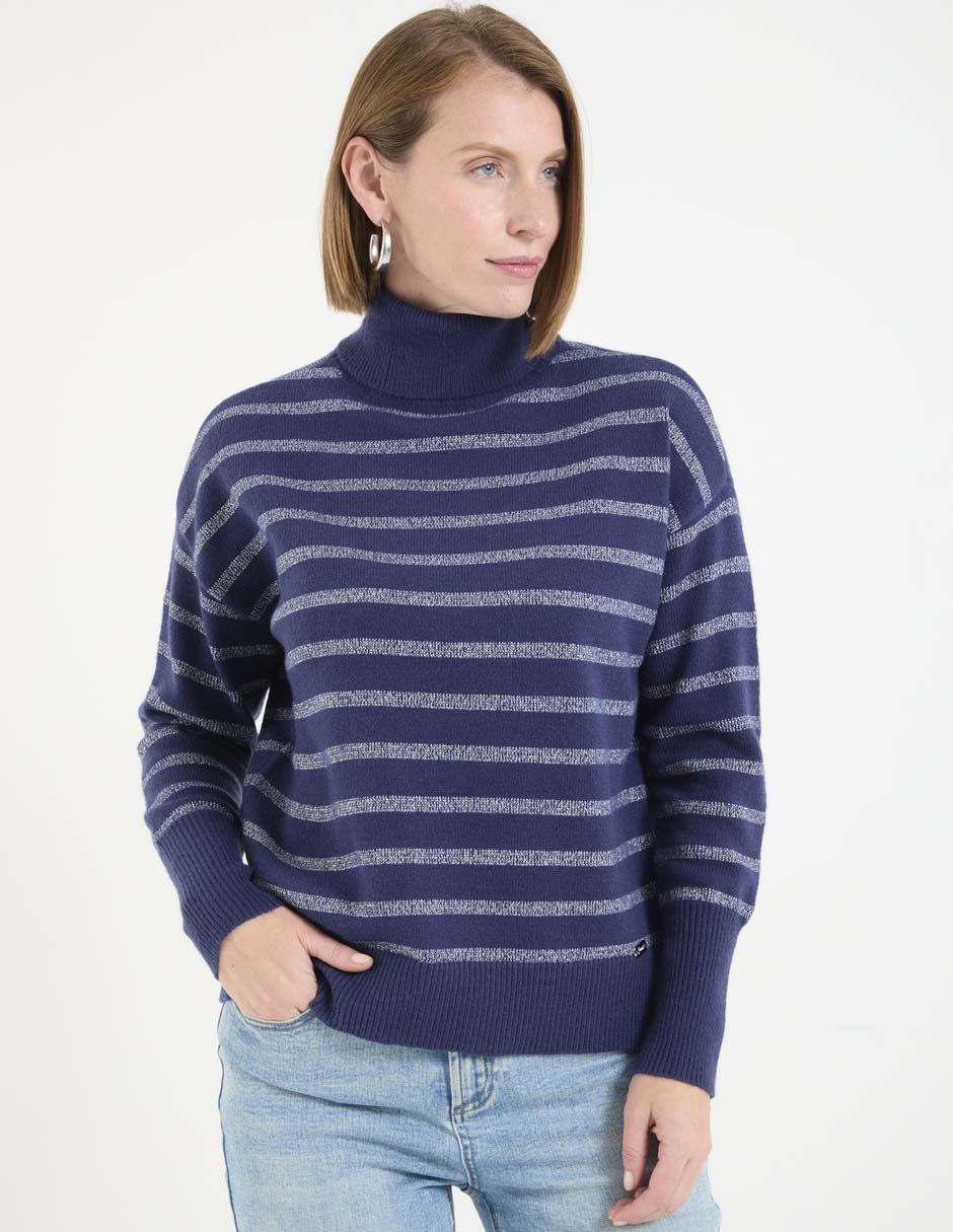 Suéter cuello tortuga para mujer 1