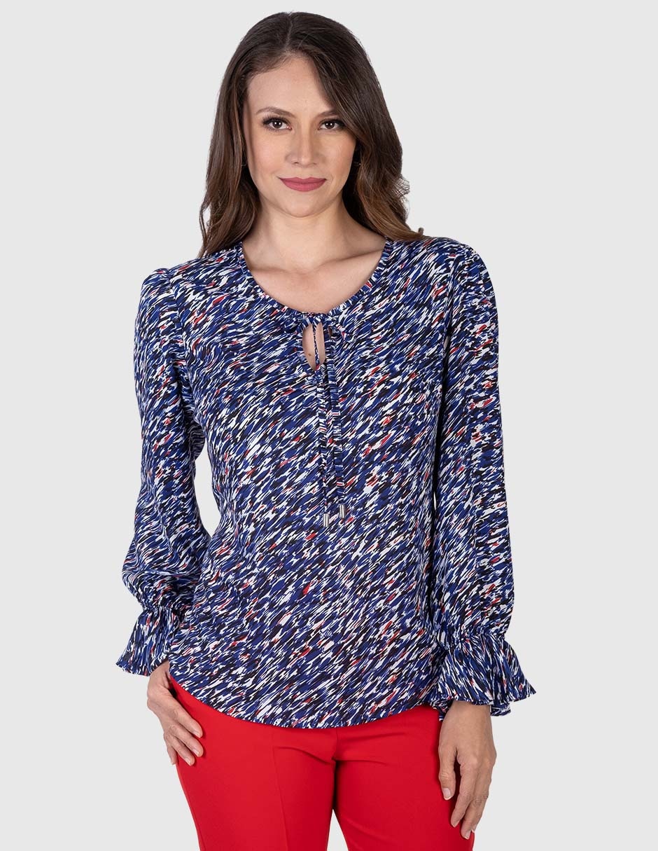 Blusa manga larga para mujer