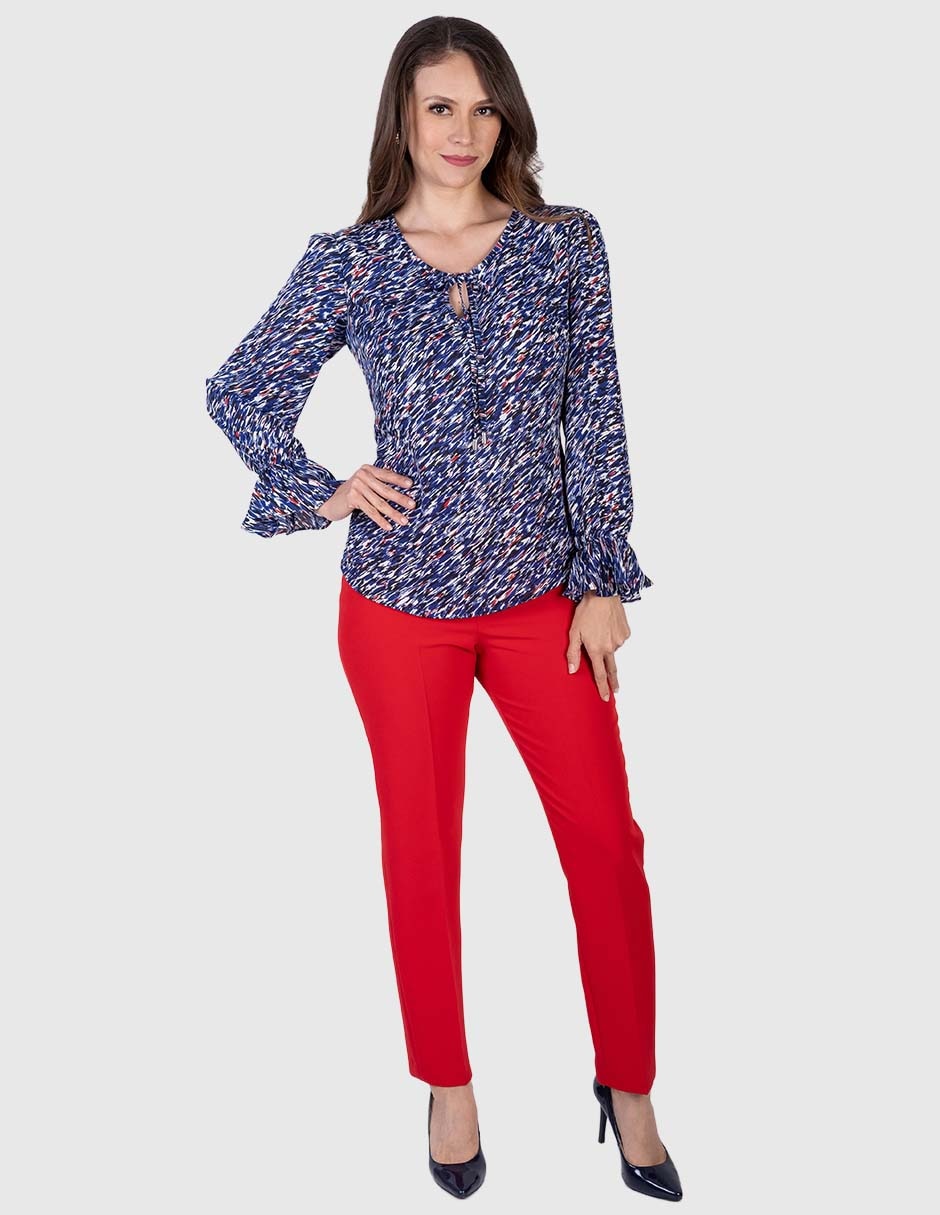 Blusa manga larga para mujer 6