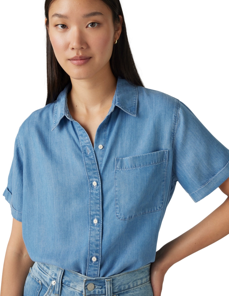 Blusa manga corta para mujer 2