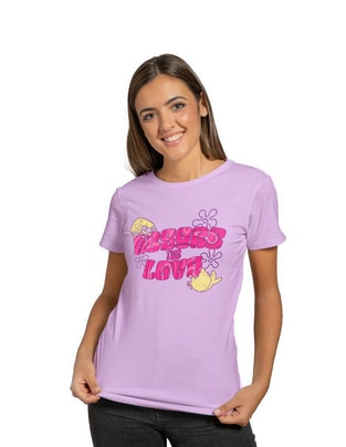 Playera manga corta cuello redondo para mujer Playera manga corta cuello redondo para mujer
