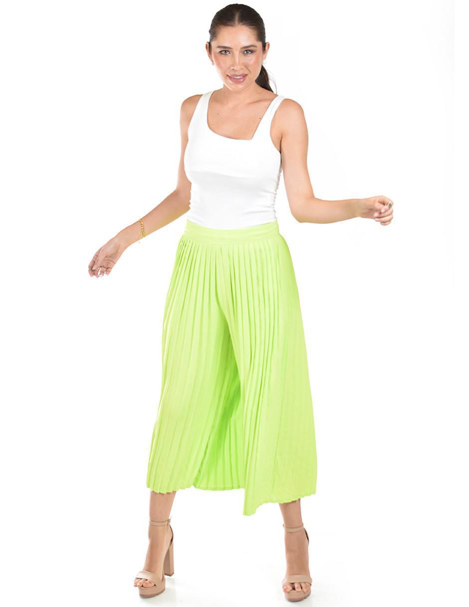 Pantalón capri amplio para mujer 2