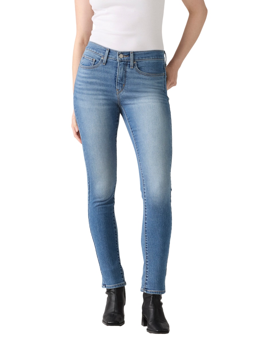 Jeans skinny cintura 311 shaping skinny eternal indigo mid para mujer 2
