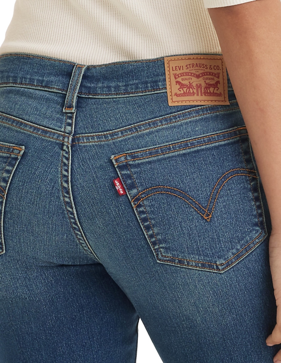 Jeans boyfriend cintura levi's mid rise boyfriend working late para mujer