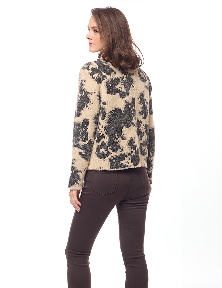 Blusa camisera Foley's manga larga para mujer