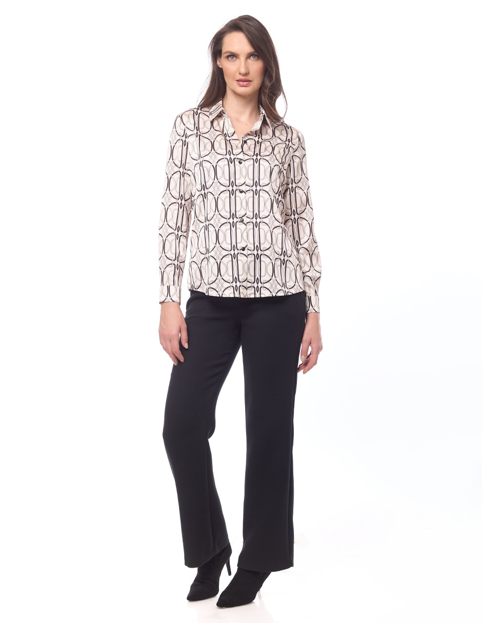 Blusa Foley's manga larga para mujer