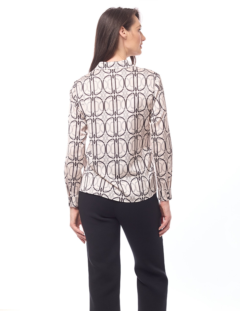 Blusa Foley's manga larga para mujer