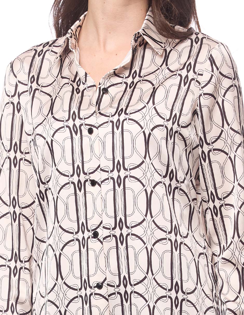 Blusa Foley's manga larga para mujer