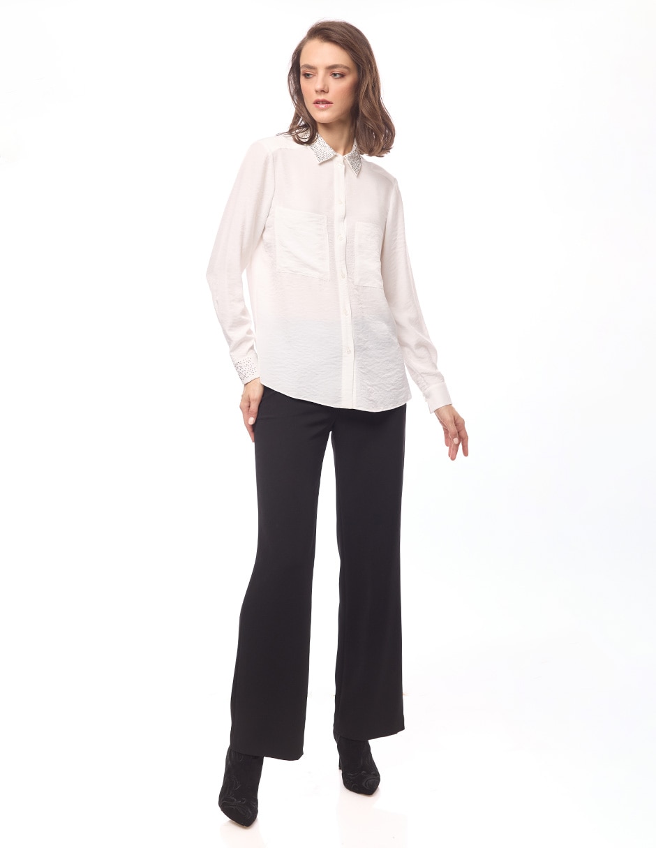 Blusa manga larga para mujer 6