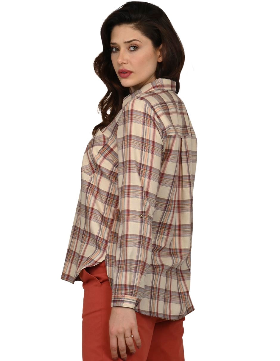 Blusa Ferrioni manga larga para mujer