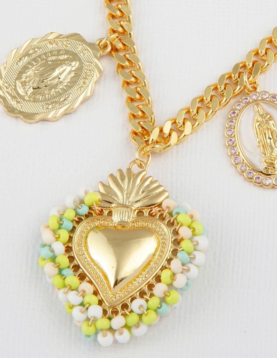 Collar corazón Milagritos Alelí 4