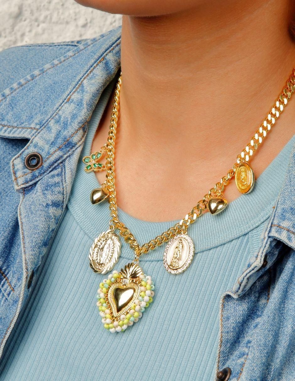 Collar corazón Milagritos Alelí 7