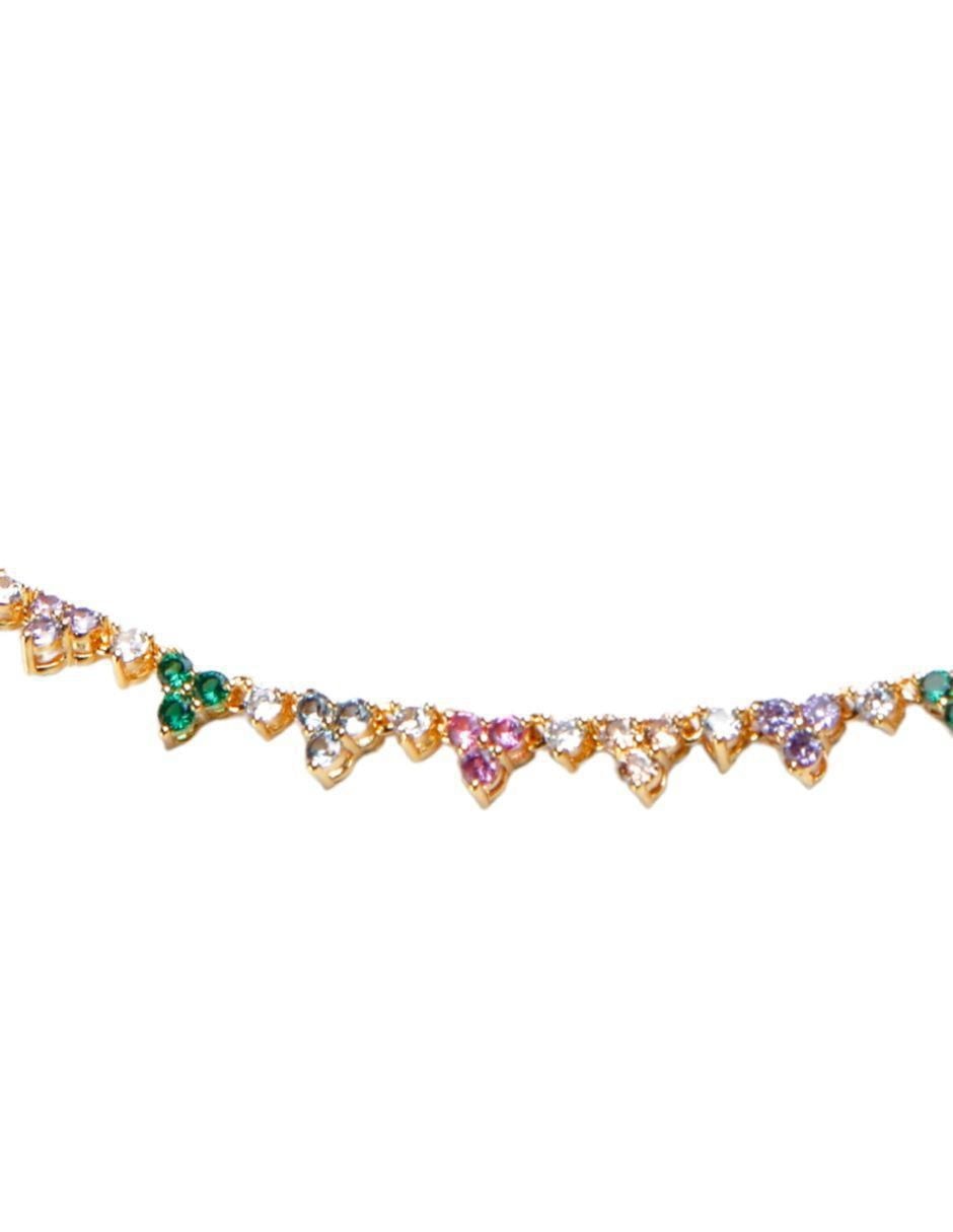 Collar triangular Virelia con acabado baño de oro 18 K Collar triangular Virelia con acabado baño de oro 18 K
