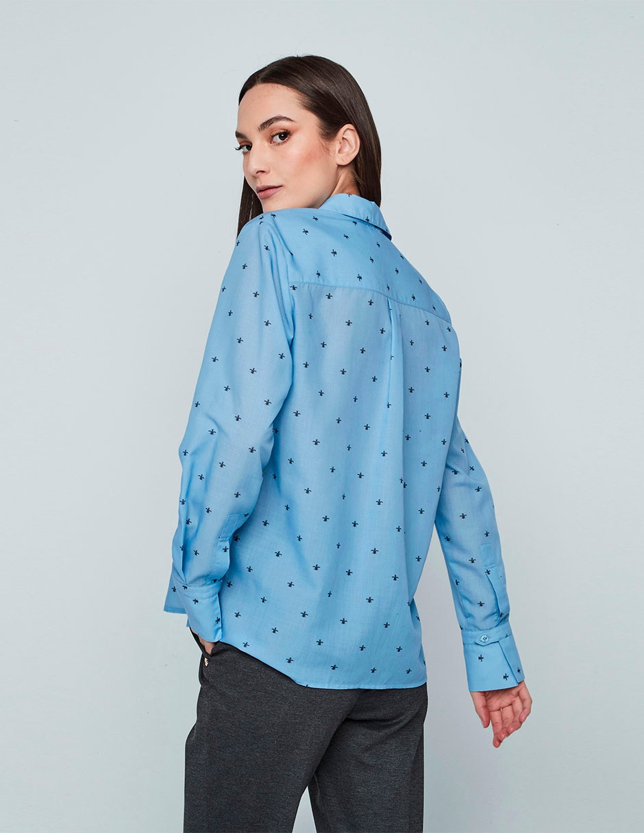 Blusa manga larga para mujer 5