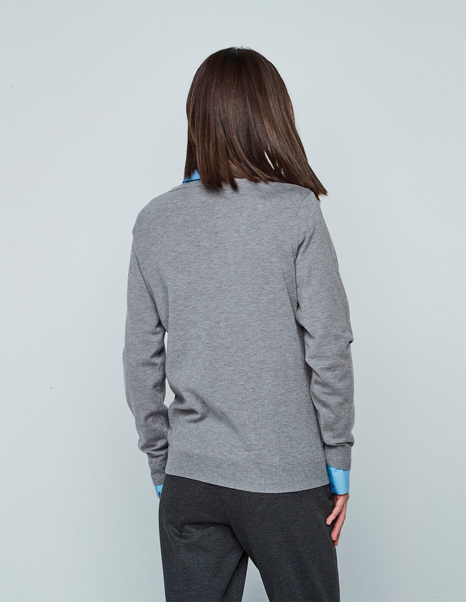Suéter cuello redondo para mujer 7