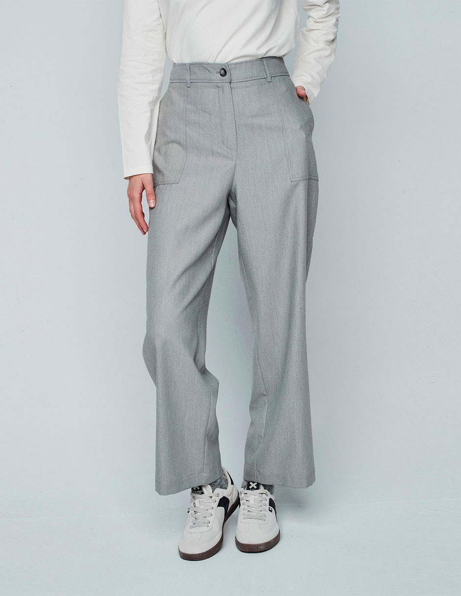 Pantalón de vestir Dándara straight para mujer