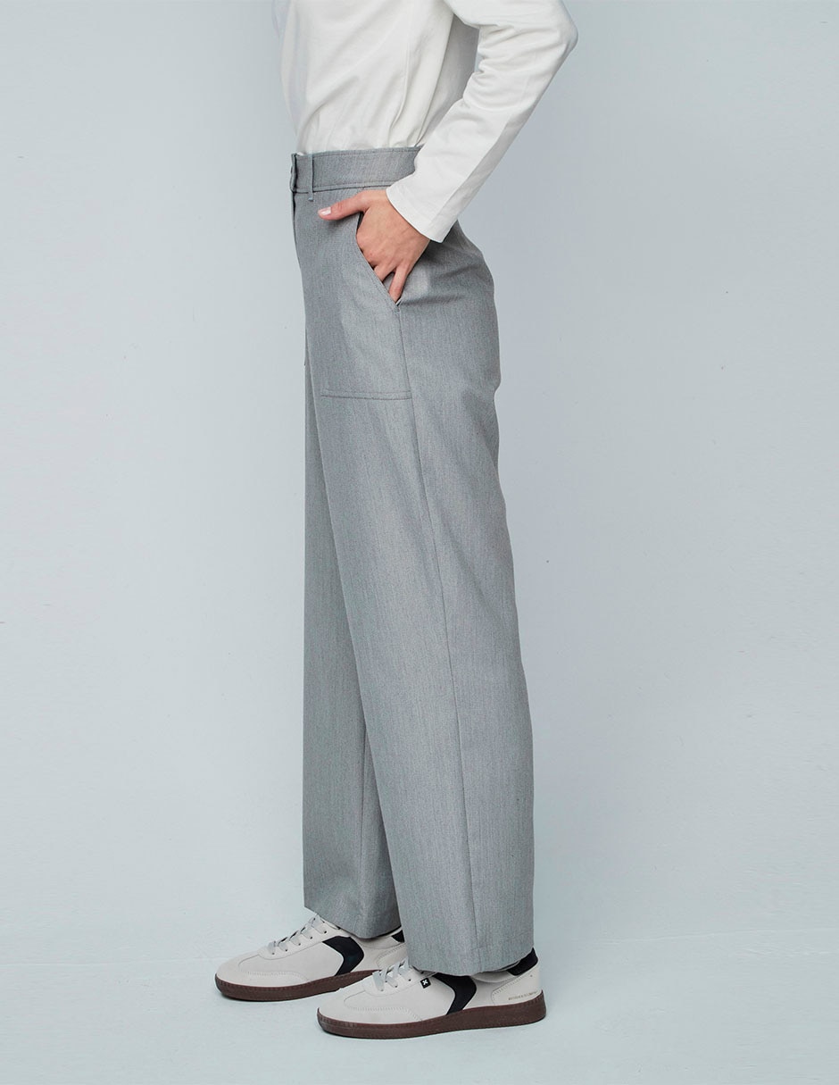 Pantalón de vestir Dándara straight para mujer