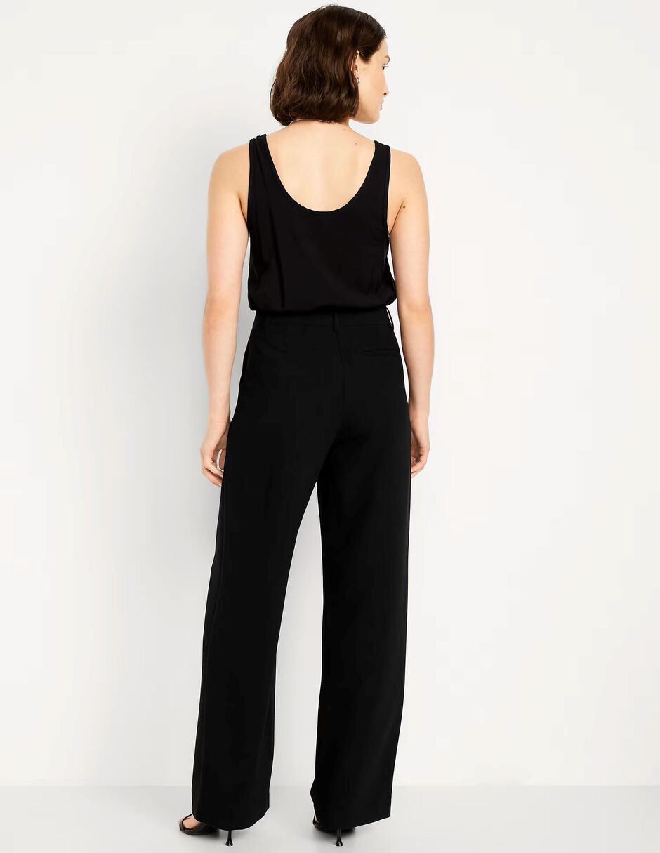 Pantalón de vestir wide leg para mujer 3
