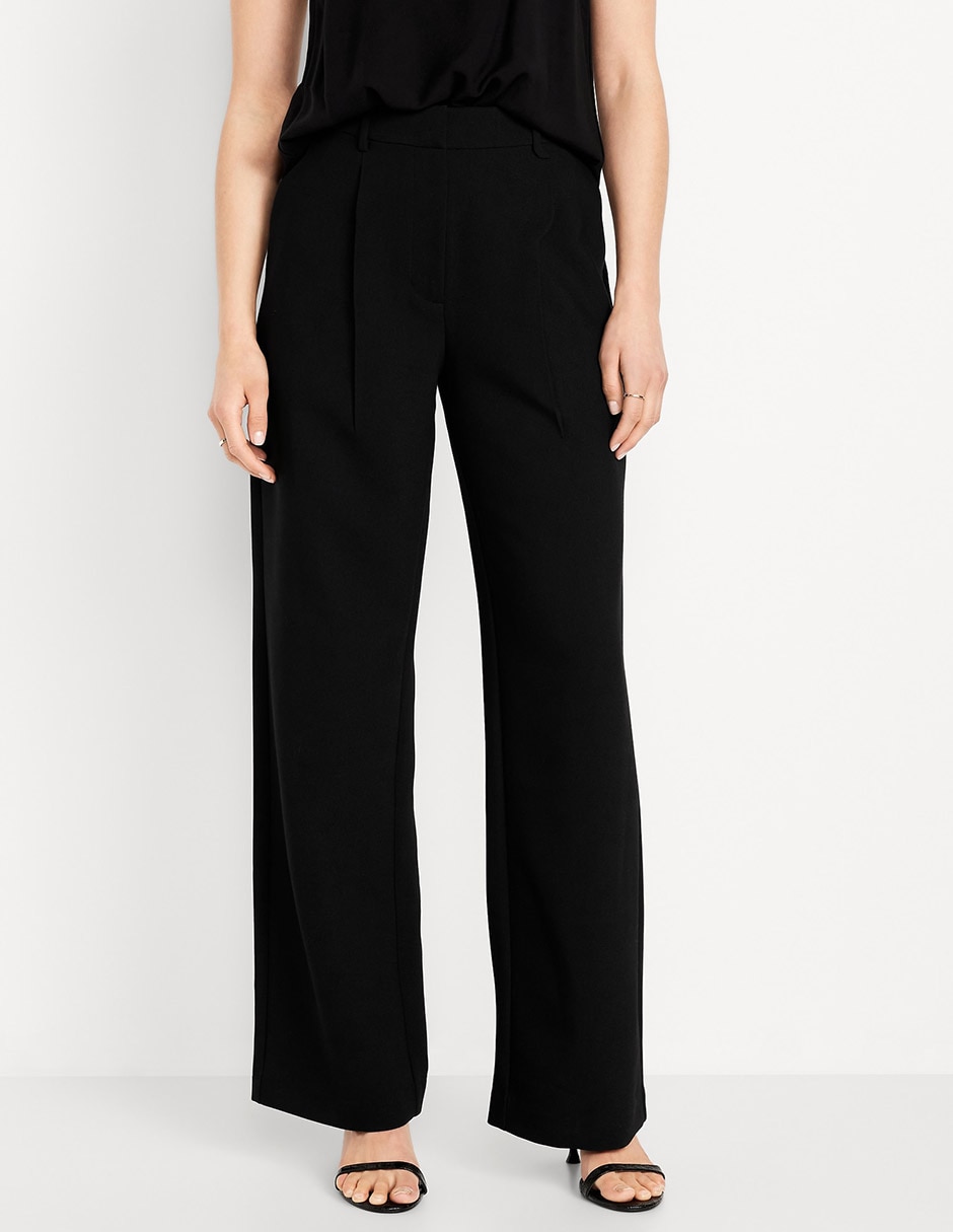Pantalón de vestir wide leg para mujer Pantalón de vestir wide leg para mujer