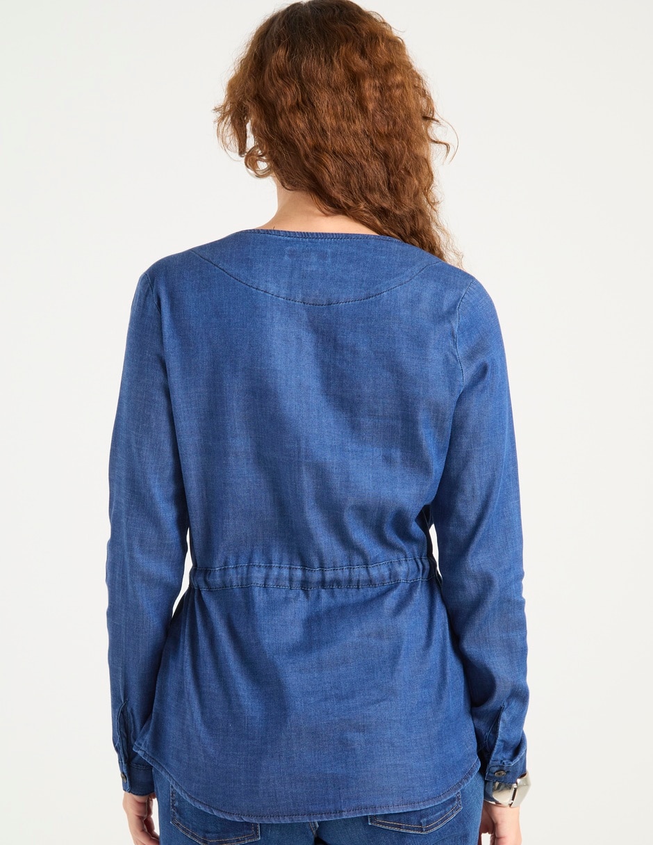 Blusa manga larga para mujer 6