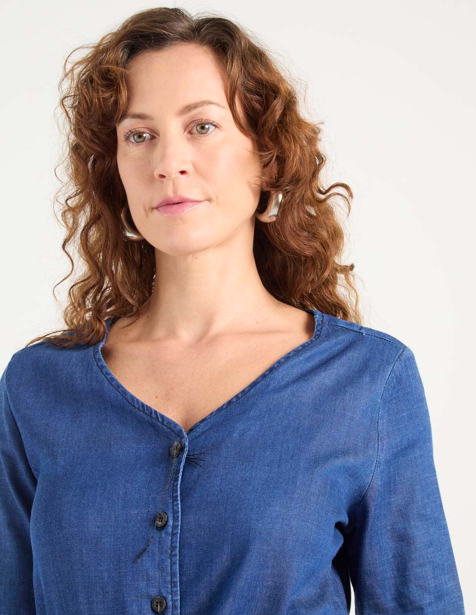 Blusa manga larga para mujer 8
