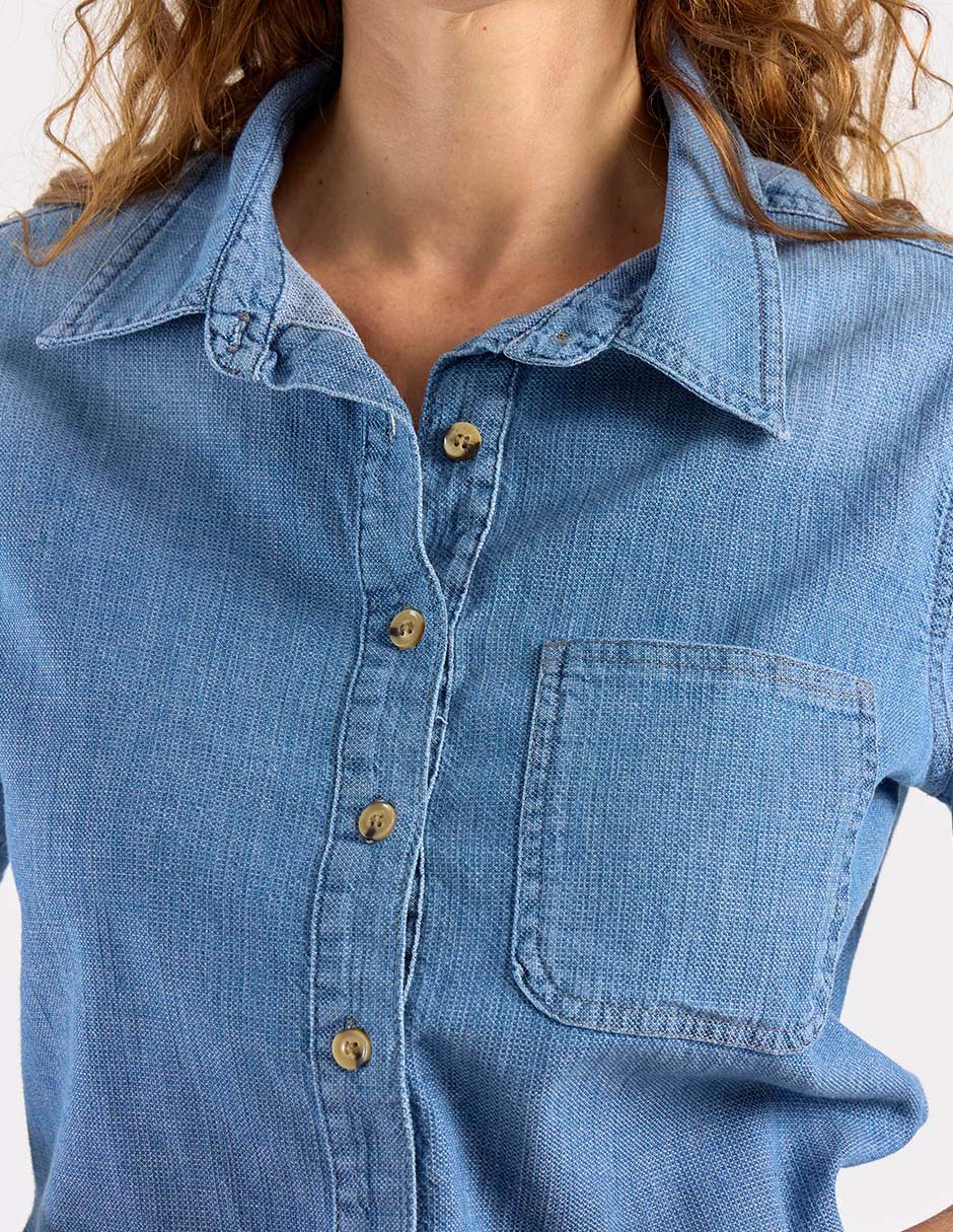 Blusa camisera Lieb manga larga para mujer 10