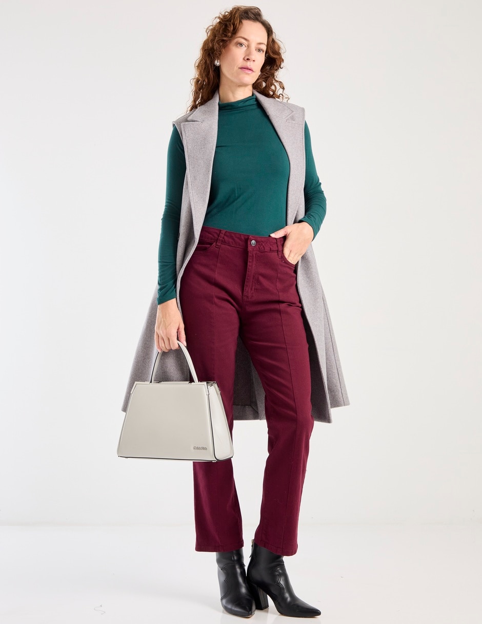 Pantalón capri slim para mujer 6