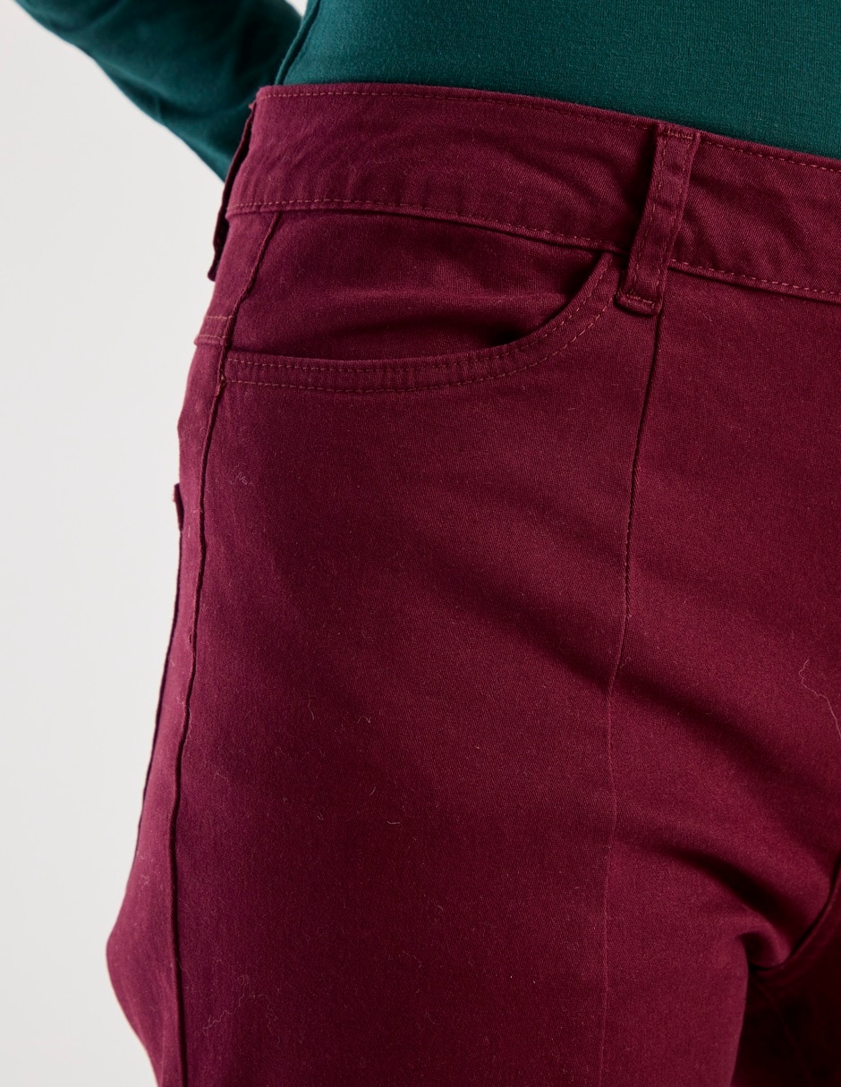 Pantalón capri slim para mujer 7