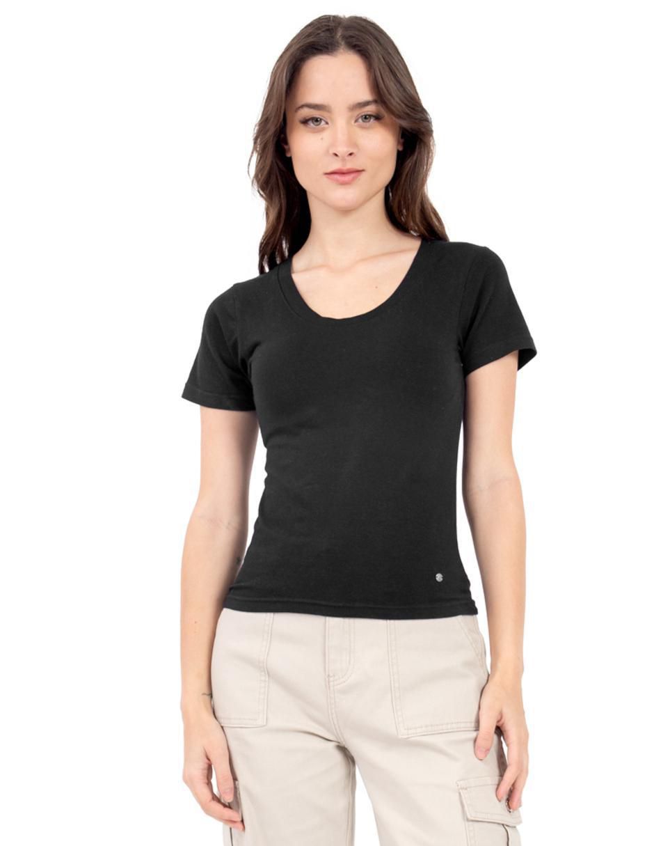 Set playera manga corta Quarry Cropped cuello redondo para mujer